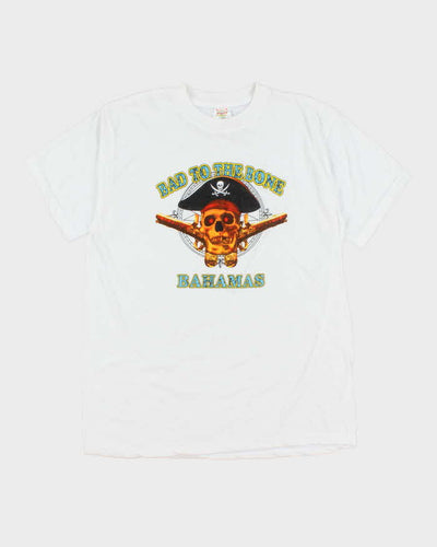 Vintage 90's Barbados Bad to the Bone Souvenir Graphic T-Shirt - XL