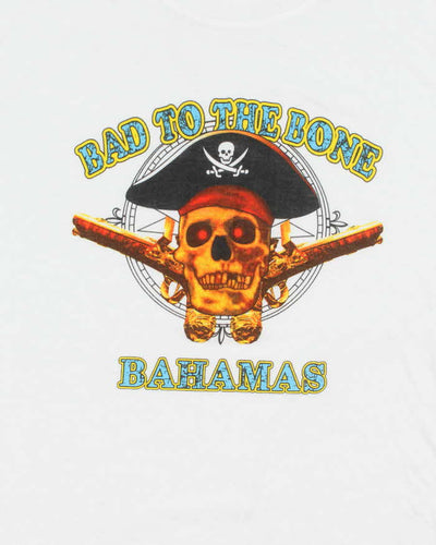 Vintage 90's Barbados Bad to the Bone Souvenir Graphic T-Shirt - XL
