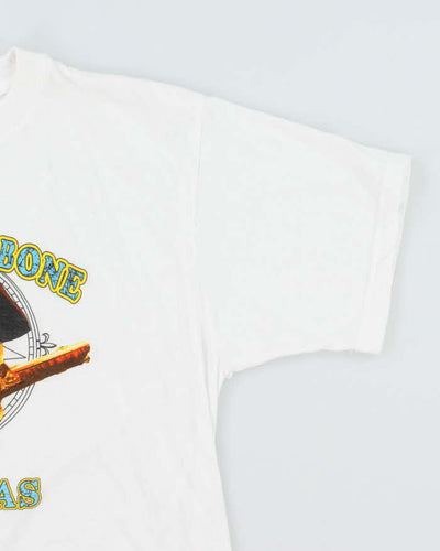 Vintage 90's Barbados Bad to the Bone Souvenir Graphic T-Shirt - XL