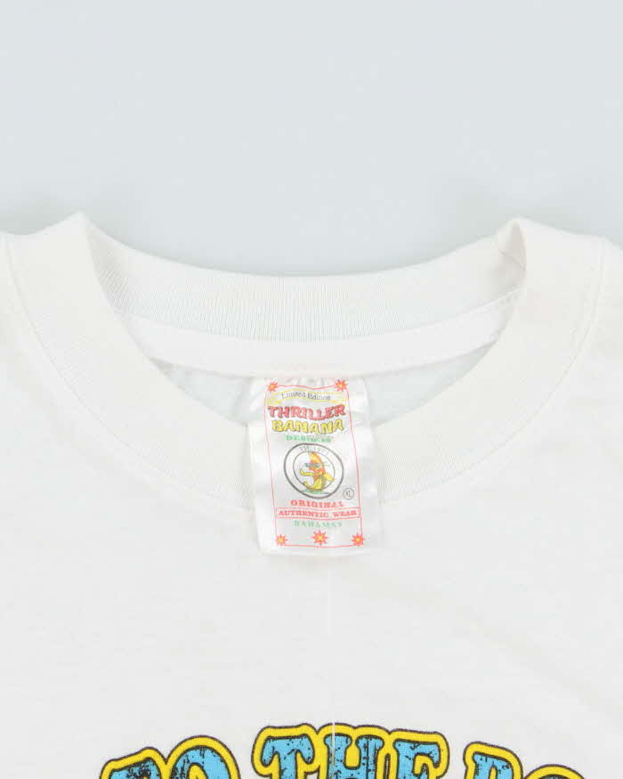 Vintage 90's Barbados Bad to the Bone Souvenir Graphic T-Shirt - XL