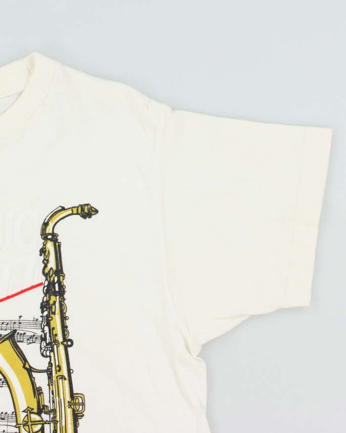 Vintage 90's Hollywood Music Rhythm and Blue Graphic T-Shirt - XL