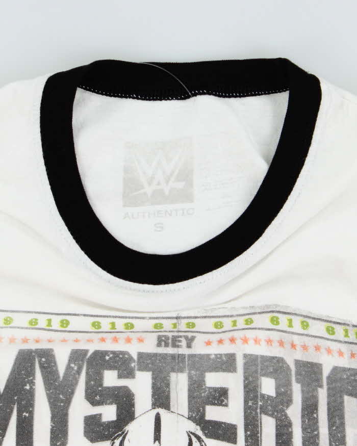 Vintage WWE Rey Mysterio Ringer Style T-Shirt - S