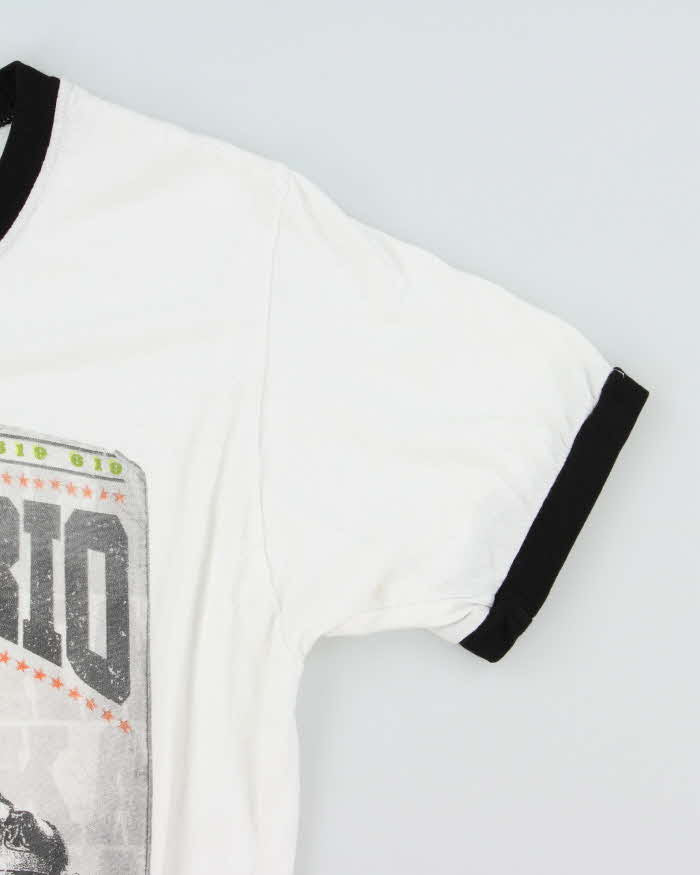 Vintage WWE Rey Mysterio Ringer Style T-Shirt - S