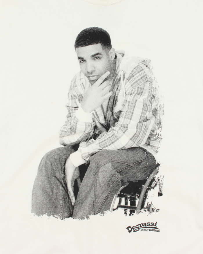 Vintage Degrassi Drake Profile Photo Graphic T-Shirt - L