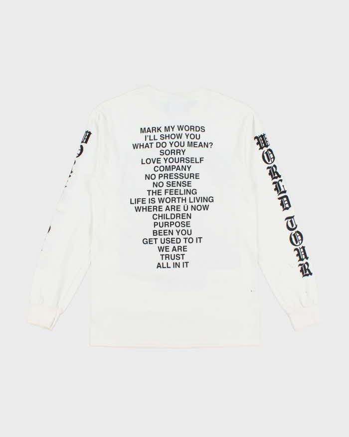 Vintage Justin Bieber 2016 Tour Long-sleeved T-Shirt - S