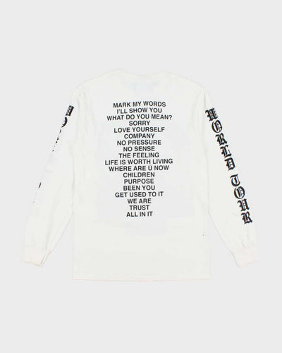 Vintage Justin Bieber 2016 Tour Long-sleeved T-Shirt - S