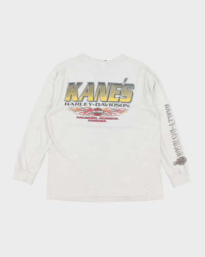 Vintage 2000's Harley Davidson Big Biker Graphic Long-sleeved T-Shirt - L