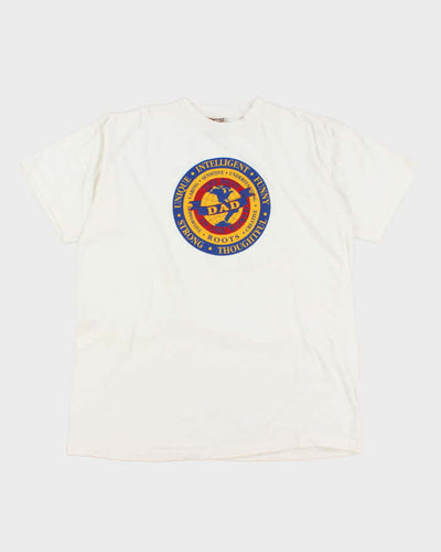 Vintage 2000's Funny Slogan Dad T-Shirt - XL