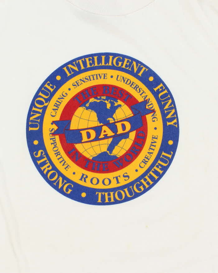 Vintage 2000's Funny Slogan Dad T-Shirt - XL