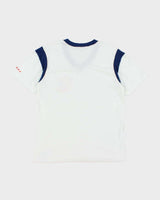 Vintage 80's Wing Ding Biker Graphic V-Neck T-Shirt - L