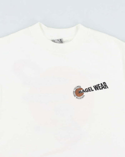 Vintage 90's Bagel Wear Graphic T-Shirt - M