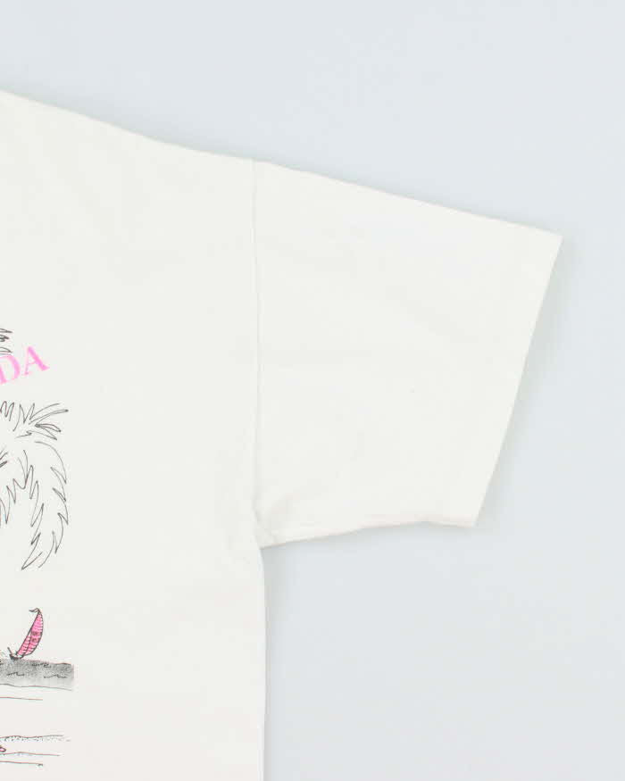 Vintage 90's Florida Flamingo Souvenir T-Shirt - XL