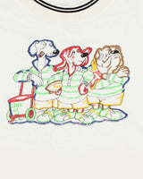 Vintage 90's Single Stitch Dog Rugby Team Graphic T-Shirt - L