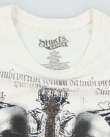Vintage Y2K Skulls and Sword Gothic Graphic T-Shirt - L