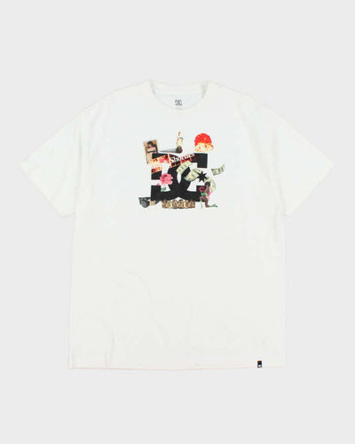 Vintage Y2K DC Shoe Co. 40 n Shorties Skate T-Shirt - XL