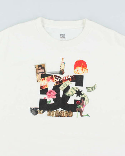 Vintage Y2K DC Shoe Co. 40 n Shorties Skate T-Shirt - XL