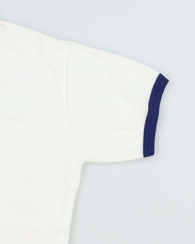 Vintage 90's Ride Club Graphic Ringer Style T-Shirt - XL