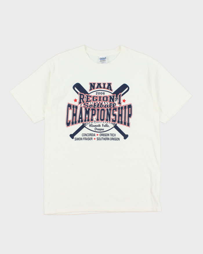 Vintage 2000's Region 1 Softball Graphic T-Shirt -  M