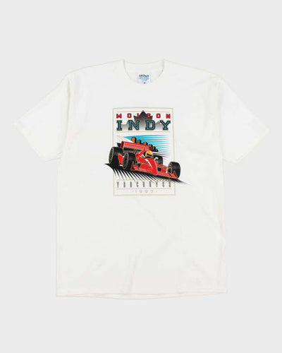 Vintage 90's Nolson Indy Race Car Graphic T-Shirt - XL