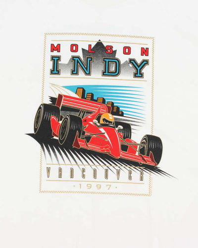 Vintage 90's Nolson Indy Race Car Graphic T-Shirt - XL