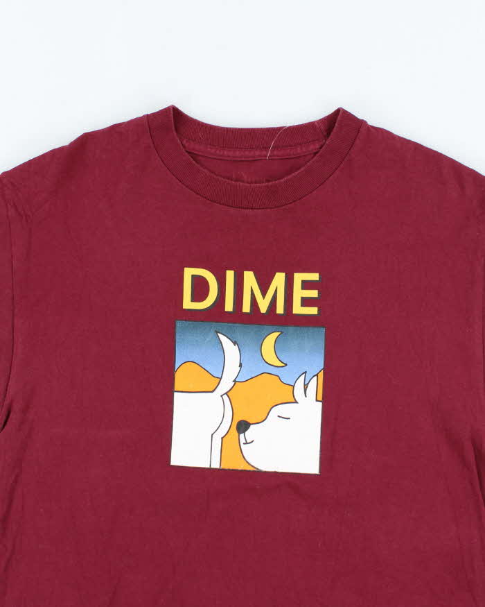 Dime Skateboards Sniffer Dog Graphic T-Shirt - M