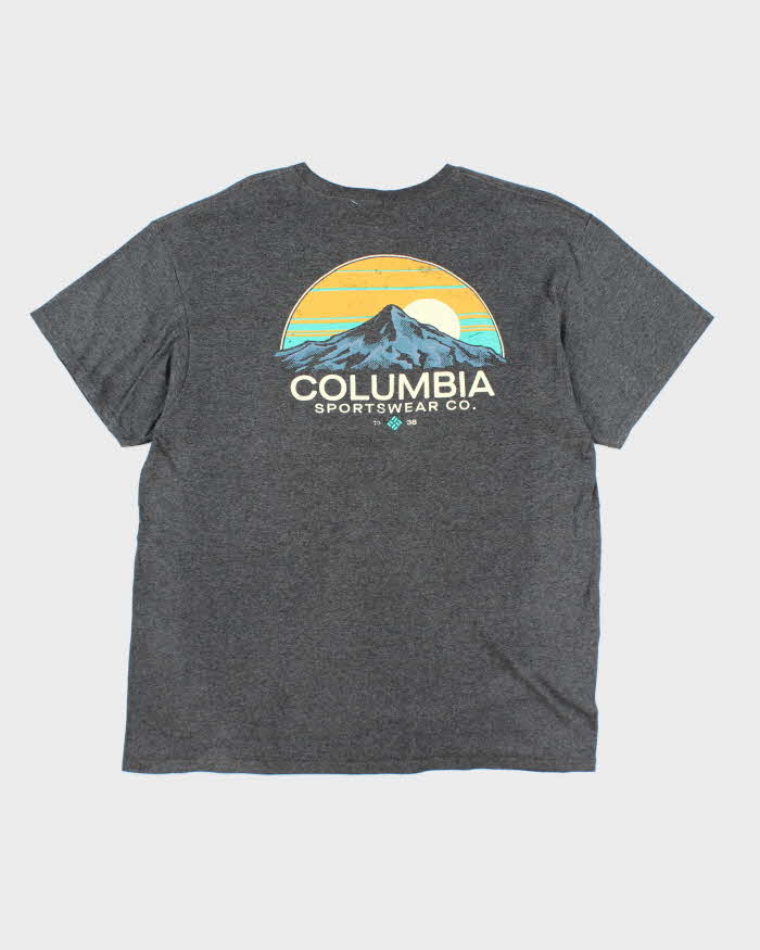 Vintage Columbia Spell Out Graphic T-Shirt - L