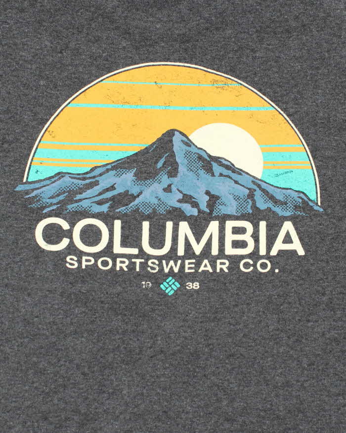 Vintage Columbia Spell Out Graphic T-Shirt - L