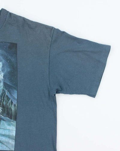 Vintage 90's Wolf Pack Dreamcatcher Graphic T-Shirt - XL