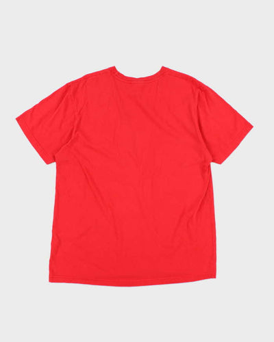 Vintage Y2K Liverpool Football Club Centre Logo Graphic T-Shirt - XL