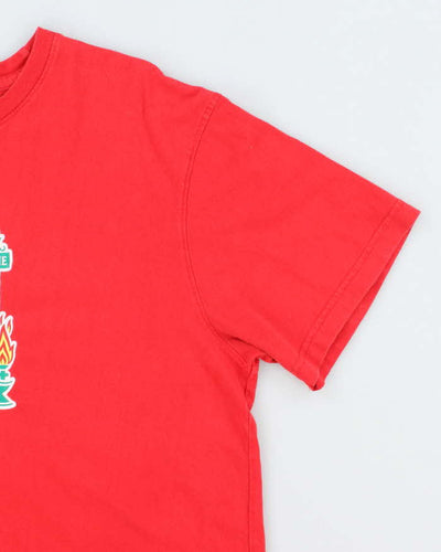 Vintage Y2K Liverpool Football Club Centre Logo Graphic T-Shirt - XL