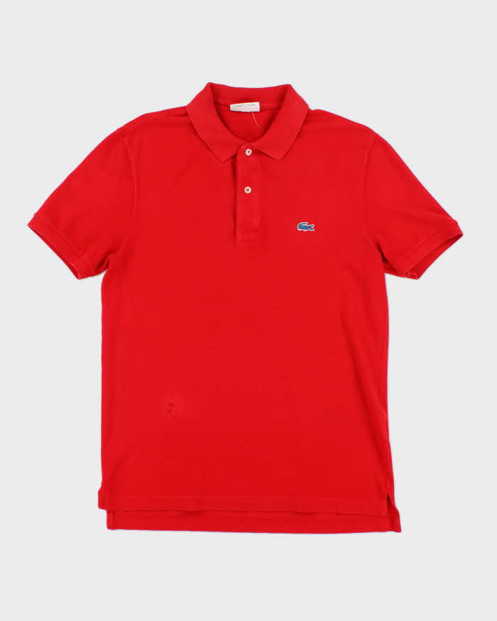 Vintage 2000's Lacoste by J Crew Blue Crocodile Polo Shirt - M