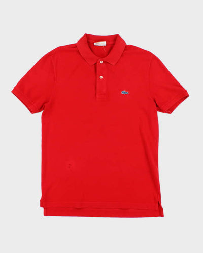 Vintage 2000's Lacoste by J Crew Blue Crocodile Polo Shirt - M