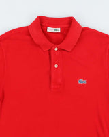 Vintage 2000's Lacoste by J Crew Blue Crocodile Polo Shirt - M