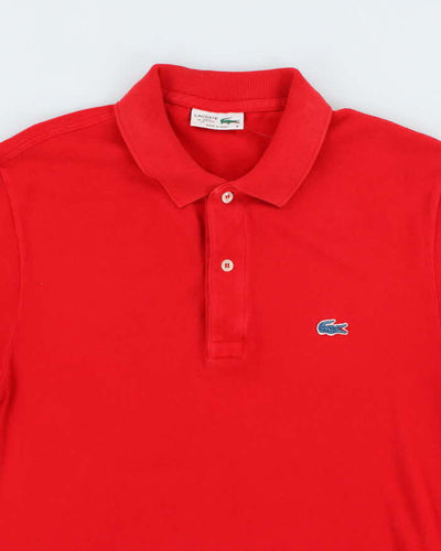 Vintage 2000's Lacoste by J Crew Blue Crocodile Polo Shirt - M
