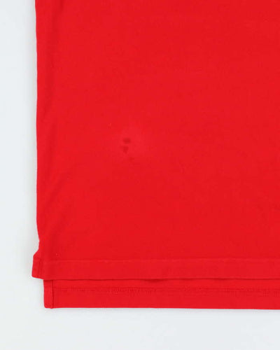 Vintage 2000's Lacoste by J Crew Blue Crocodile Polo Shirt - M