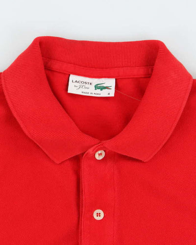 Vintage 2000's Lacoste by J Crew Blue Crocodile Polo Shirt - M