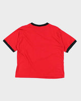 Vintage 90's Calgary Flames NHL Sports Graphic T-Shirt - M