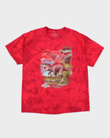 Vintage 2000's Universal Studio Jurassic Park Tie-Dye T-Shirt - XXL