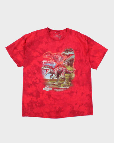 Vintage 2000's Universal Studio Jurassic Park Tie-Dye T-Shirt - XXL
