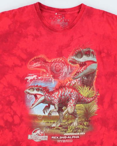 Vintage 2000's Universal Studio Jurassic Park Tie-Dye T-Shirt - XXL