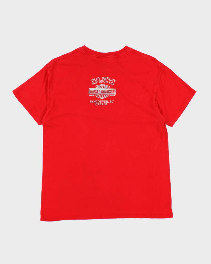 Vintage 2000's Harley Davidson Spell Out Graphic T-Shirt - M