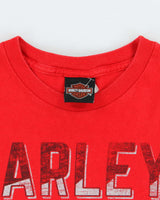 Vintage 2000's Harley Davidson Spell Out Graphic T-Shirt - M