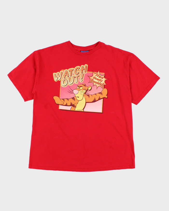 Vintage 2000's Winnie the Pooh Tiger Graphic T-Shirt - XL