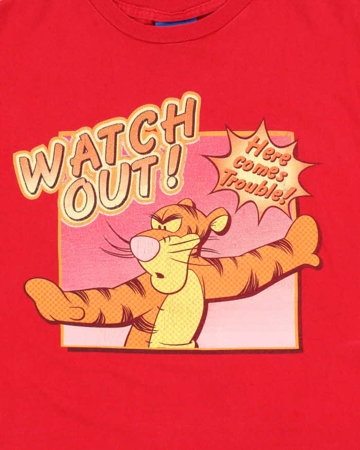 Vintage 2000's Winnie the Pooh Tiger Graphic T-Shirt - XL
