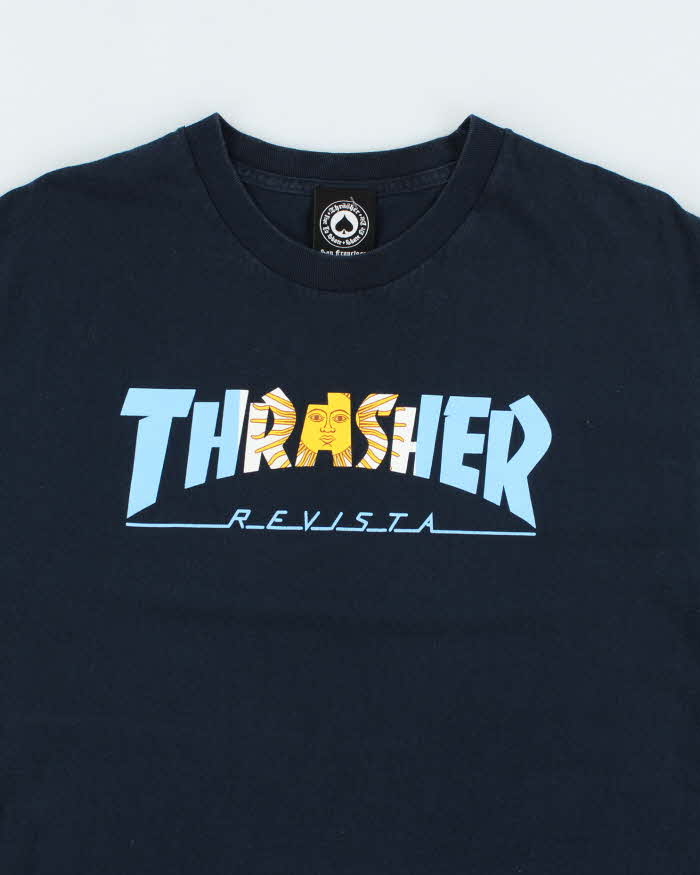 Vintage Thrasher Magazine Argentina Flag Graphic T-Shirt - L