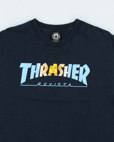 Vintage Thrasher Magazine Argentina Flag Graphic T-Shirt - L