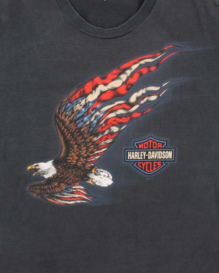 Vintage 2000's Harley Davidson Big Eagle Graphic T-Shirt - XL