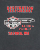 Vintage 2000's Harley Davidson Big Eagle Graphic T-Shirt - XL