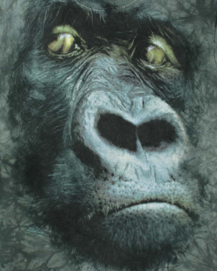 Vintage 2000's The Mountain Gorilla All Over Print T-Shirt - S
