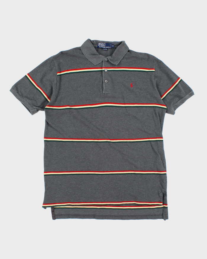 Vintage 2000's Ralph Lauren Striped Polo Shirt - M